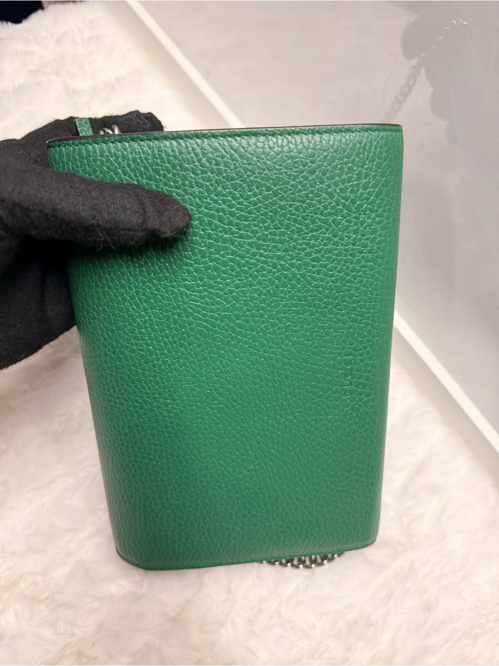 GUCCI-401231 2067 Green Dionysus Shoulder Bag - Picture 9 of 14